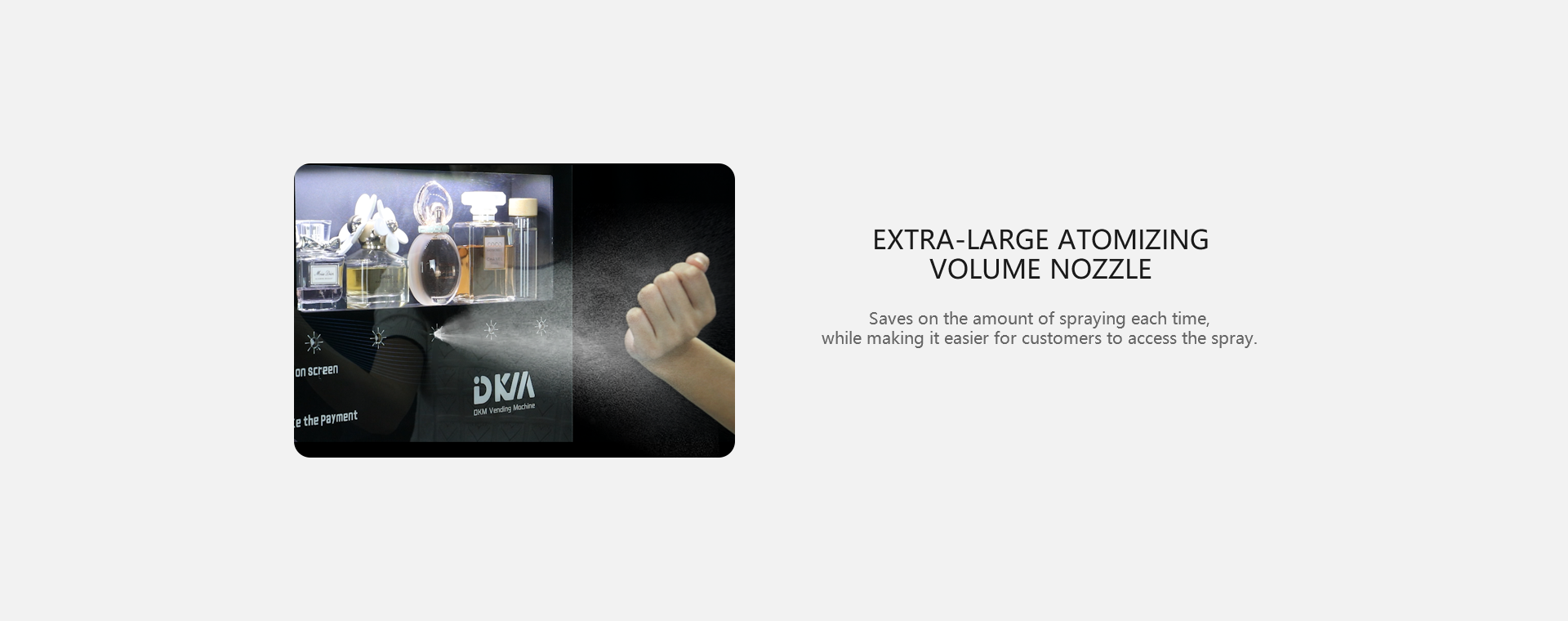 perfume dispenser vending machine